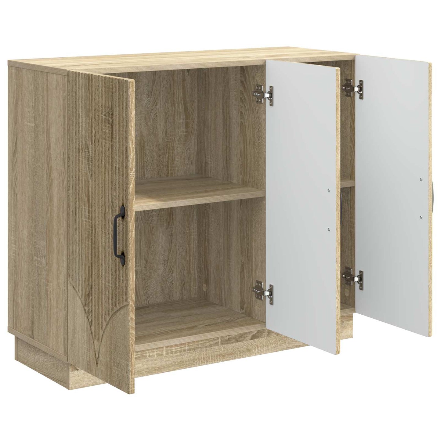 Sideboard Sonoma-eg 89 x 34,5 x 77 cm Konstrueret træ