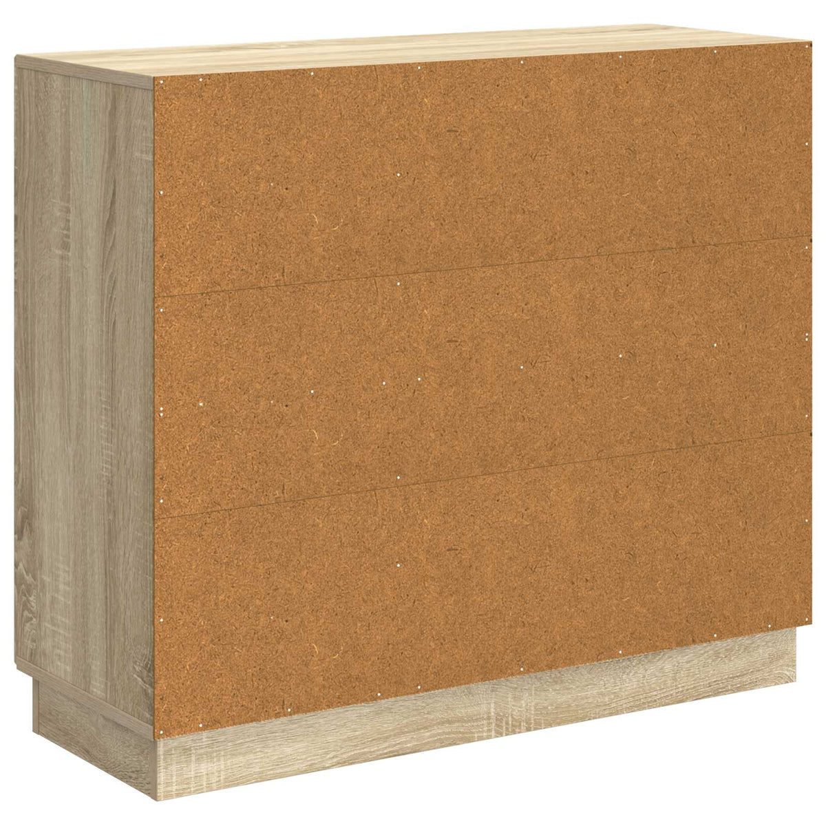 Sideboard Sonoma-eg 89 x 34,5 x 77 cm Konstrueret træ