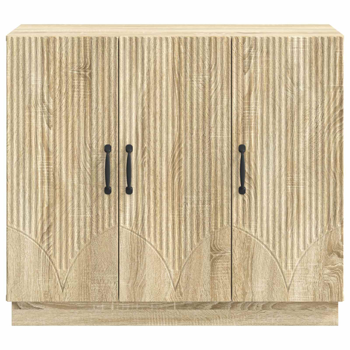 Sideboard Sonoma-eg 89 x 34,5 x 77 cm Konstrueret træ
