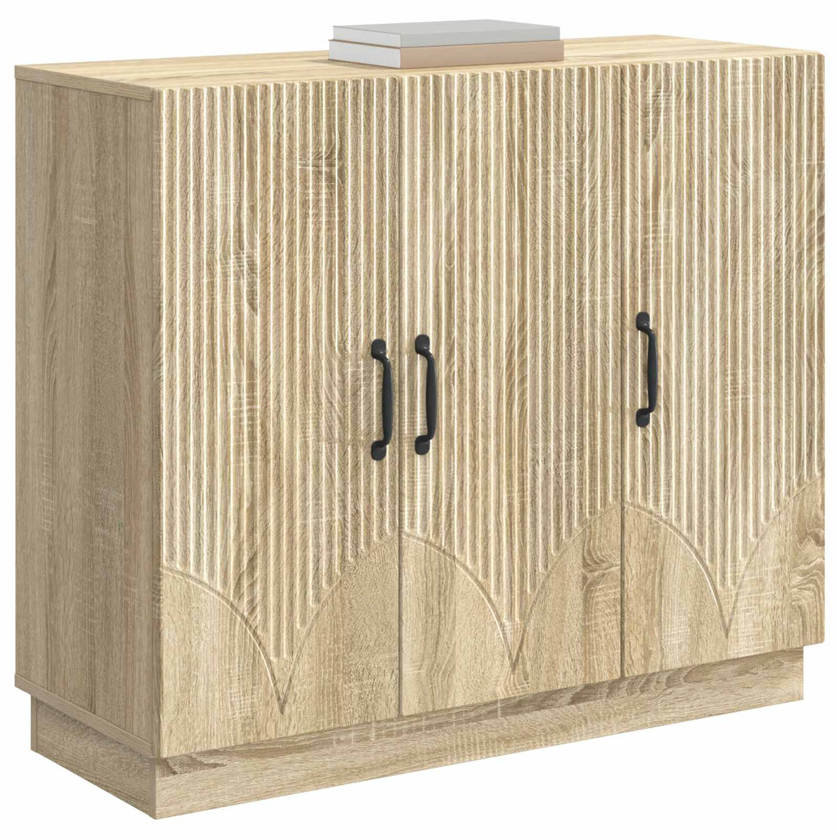 Sideboard Sonoma-eg 89 x 34,5 x 77 cm Konstrueret træ