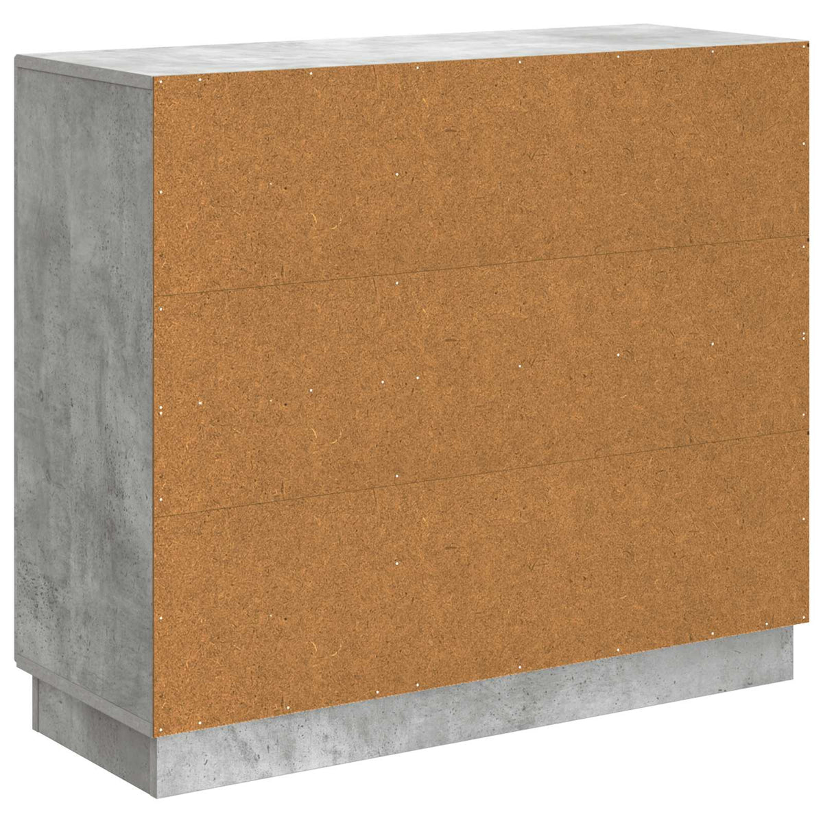 Sideboard Betongrå 89 x 34,5 x 77 cm Konstrueret træ