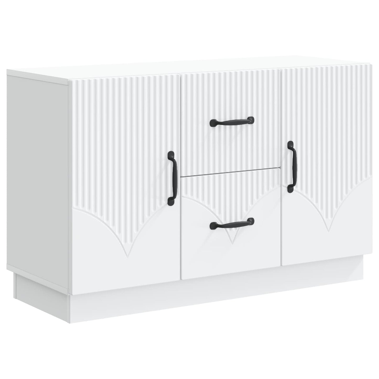 Sideboard Hvid 89 x 34,5 x 57 cm Konstrueret træ