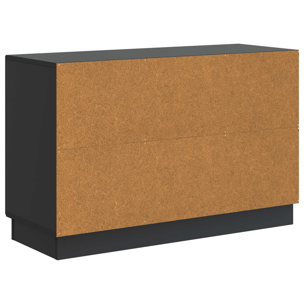 Sideboard med skuffe Sort 89 x 34,5 x 57 cm Konstrueret træ