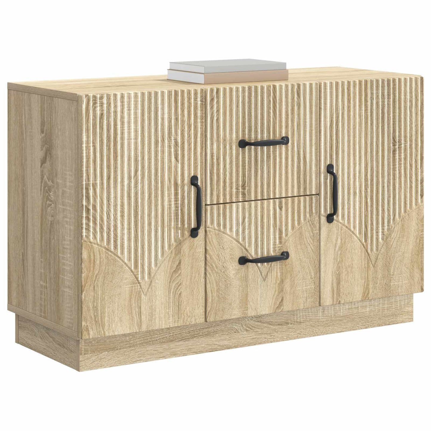 Sideboard Sonoma-eg 89 x 34,5 x 57 cm Konstrueret træ
