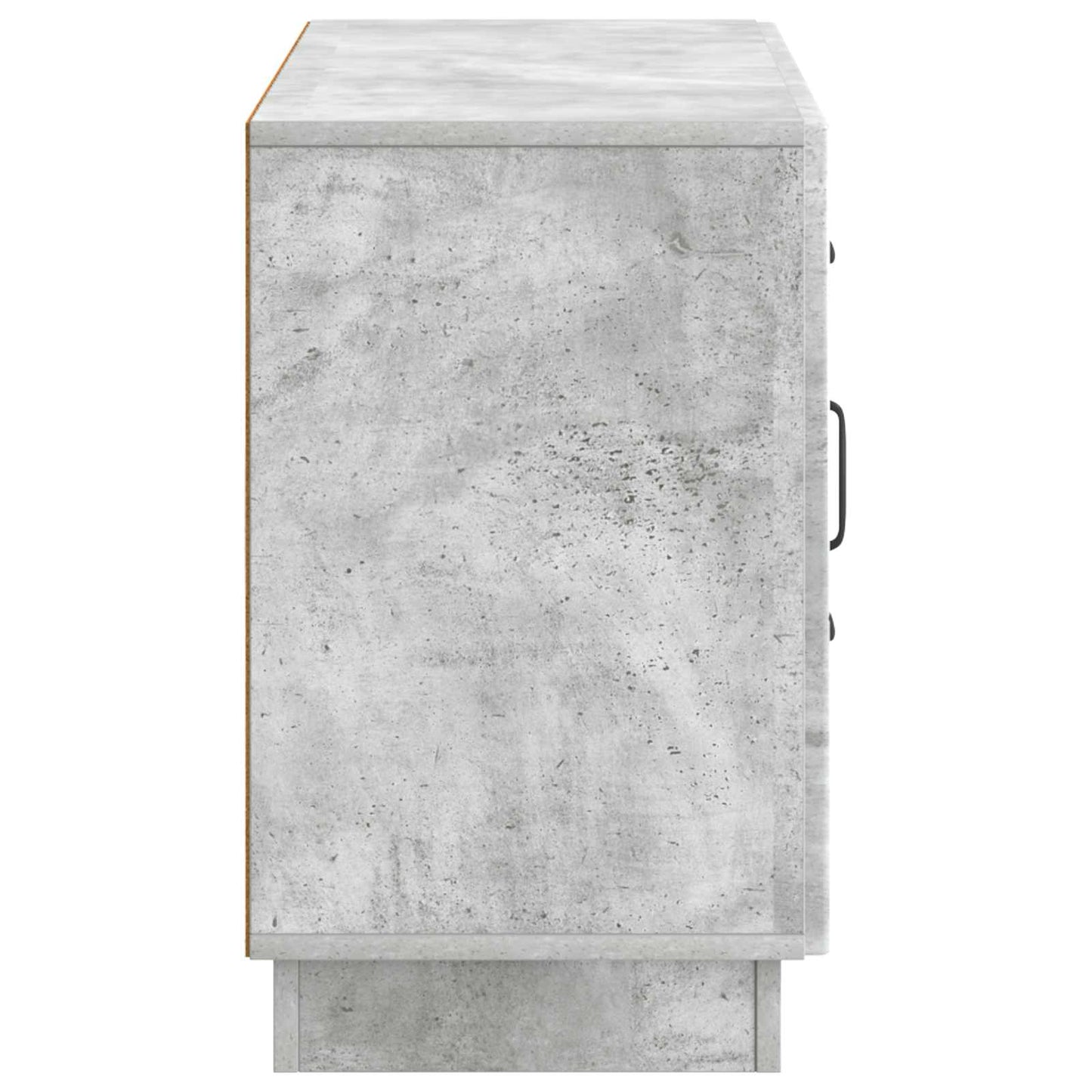 Sideboard med skuffe Betongrå 89 x 34,5 x 57 cm Konstrueret træ