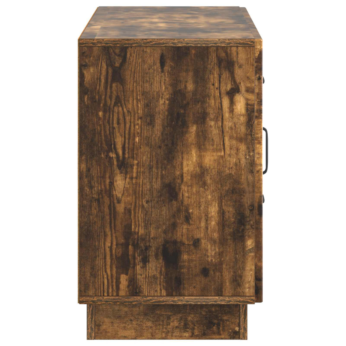 Sideboard med skuffe Røget eg 89 x 34,5 x 57 cm Konstrueret træ