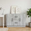 Sideboard Grå sonoma-eg 89 x 34,5 x 57 cm Konstrueret træ