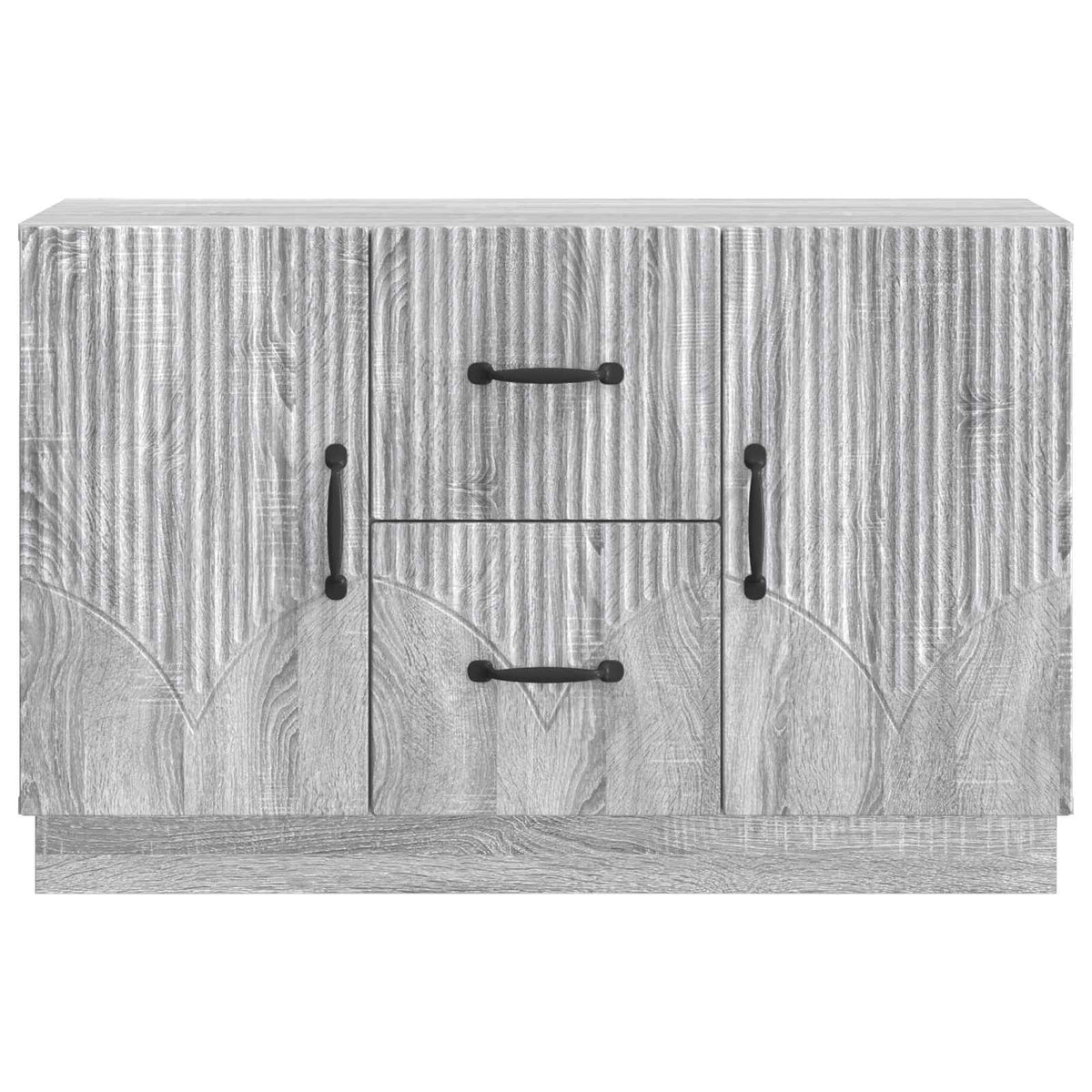 Sideboard Grå sonoma-eg 89 x 34,5 x 57 cm Konstrueret træ