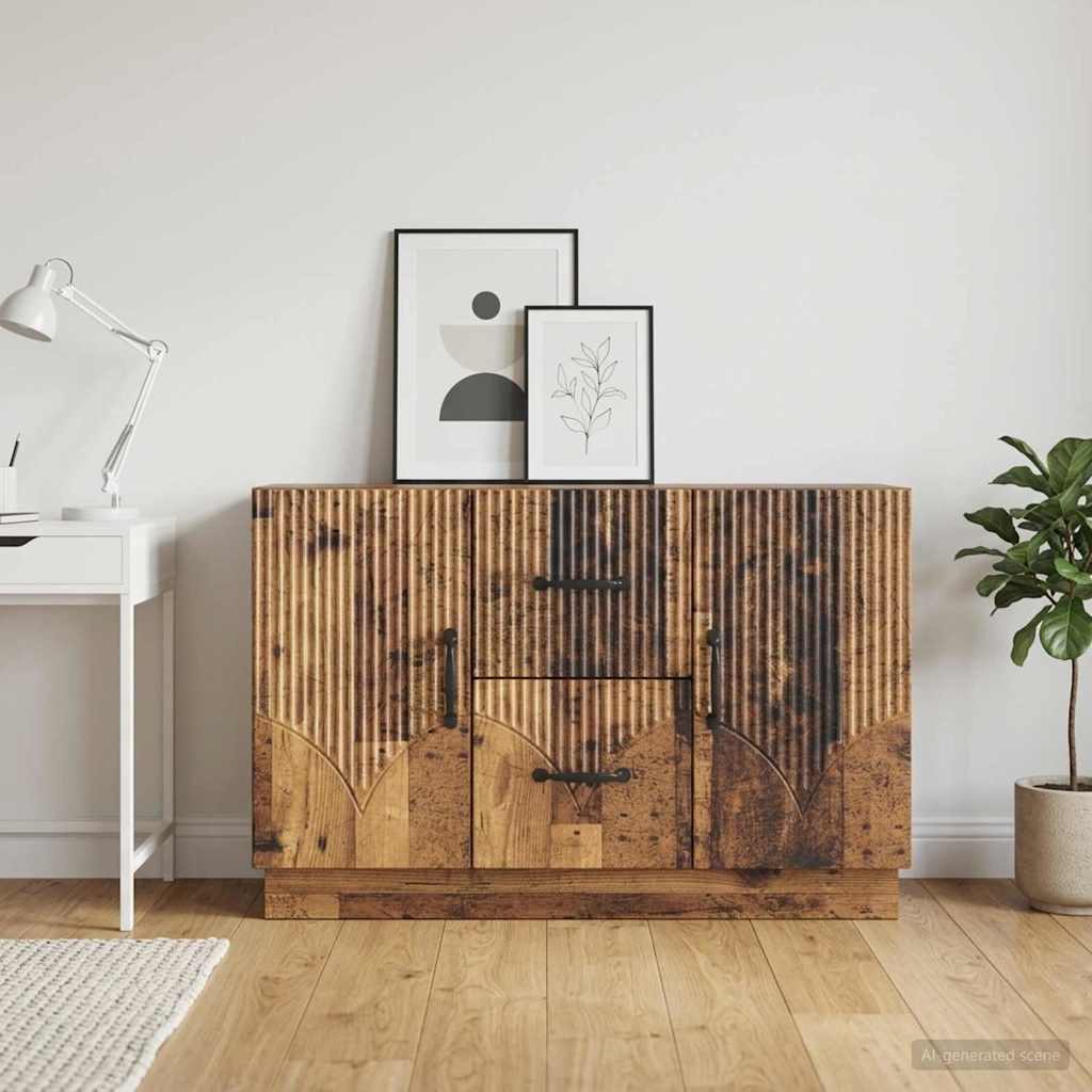 Sideboard Gammelt træ 89 x 34,5 x 57 cm Konstrueret træ