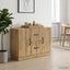 Sideboard Artisan-eg 89 x 34,5 x 57 cm Konstrueret træ