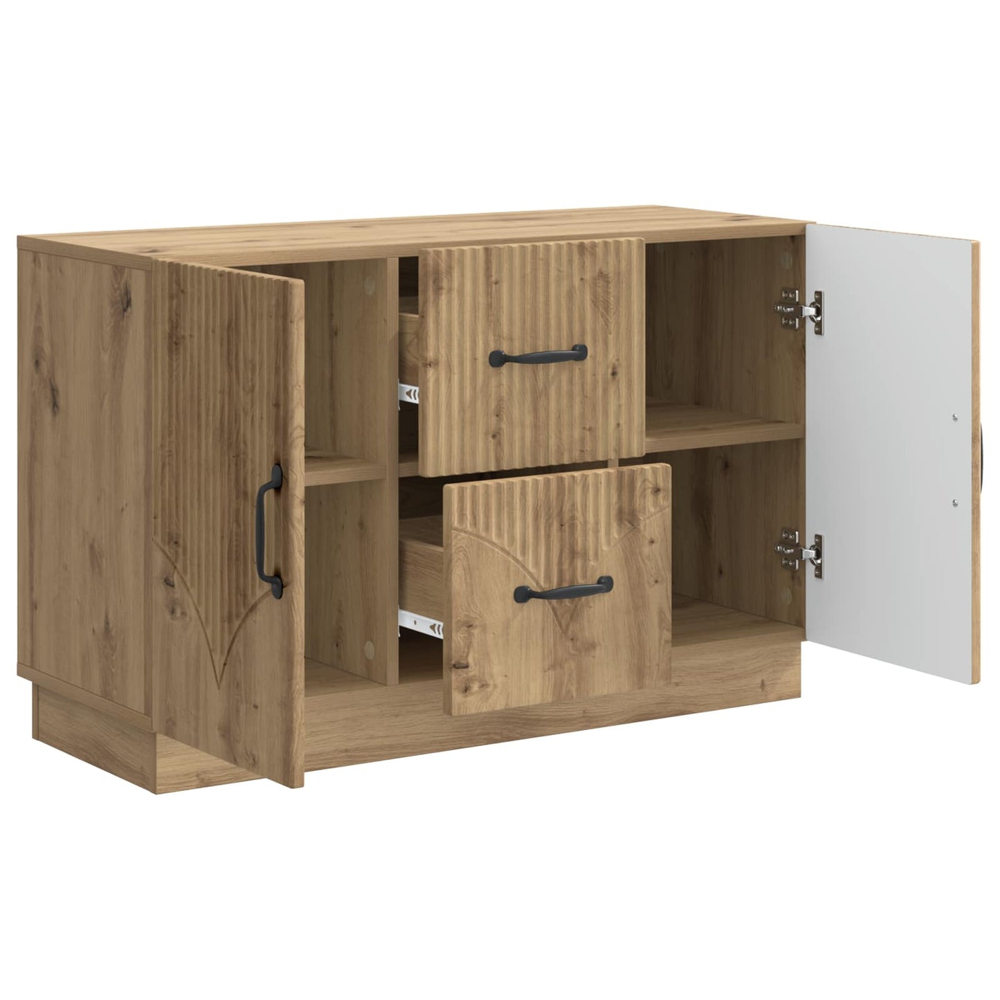 Sideboard Artisan-eg 89 x 34,5 x 57 cm Konstrueret træ