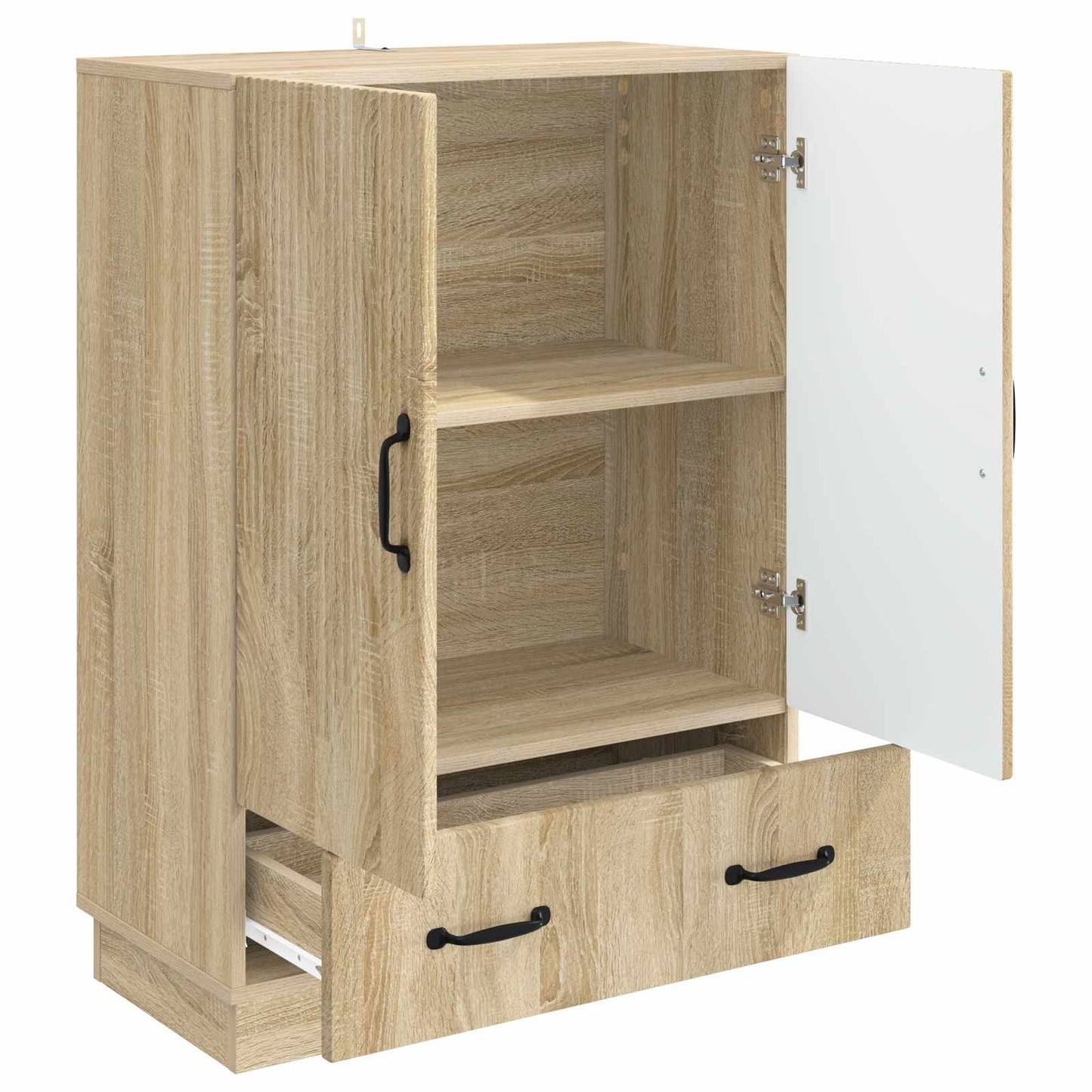 Sideboard Sonoma-eg 66 x 34,5 x 92 cm Konstrueret træ
