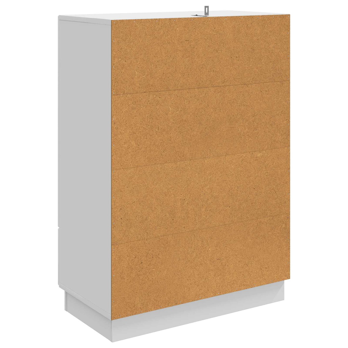Sideboard Hvid højglans 66 x 34,5 x 92 cm Konstrueret træ