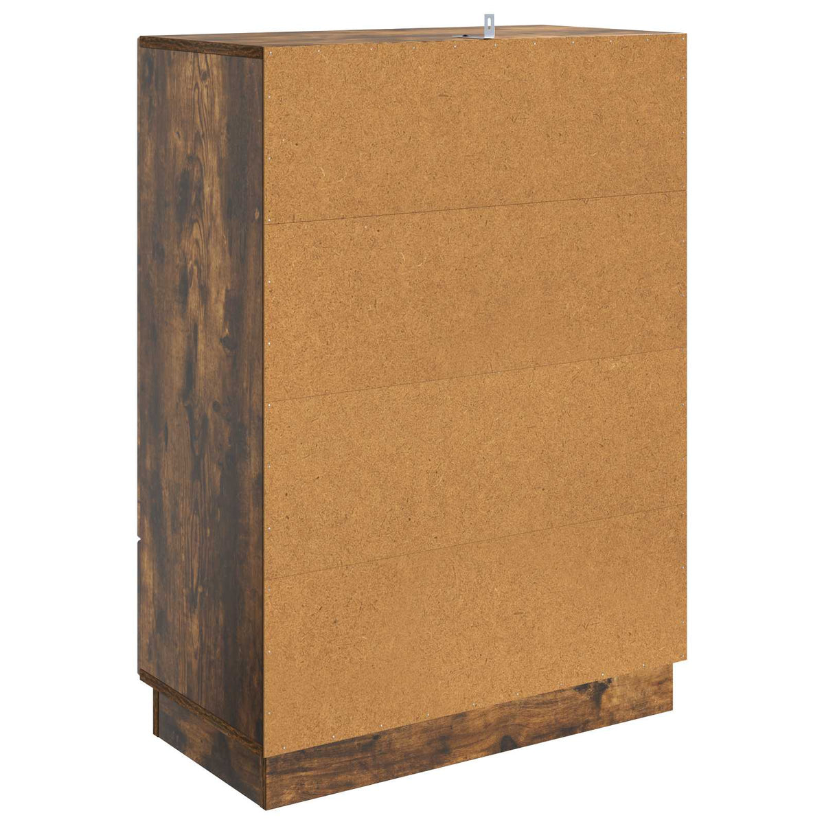 Sideboard med skuffe Røget eg 66 x 34,5 x 92 cm Konstrueret træ