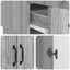 Sideboard Grå sonoma-eg 66 x 34,5 x 92 cm Konstrueret træ