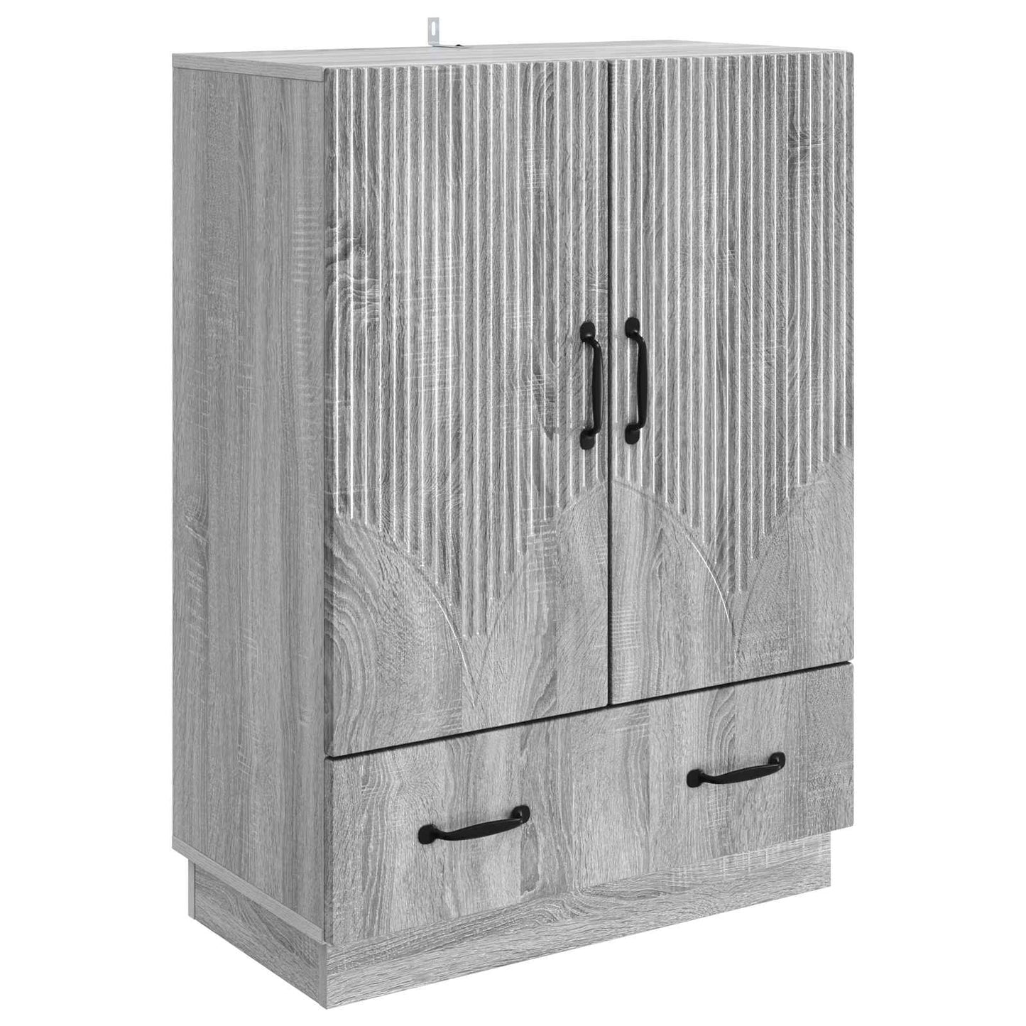 Sideboard Grå sonoma-eg 66 x 34,5 x 92 cm Konstrueret træ