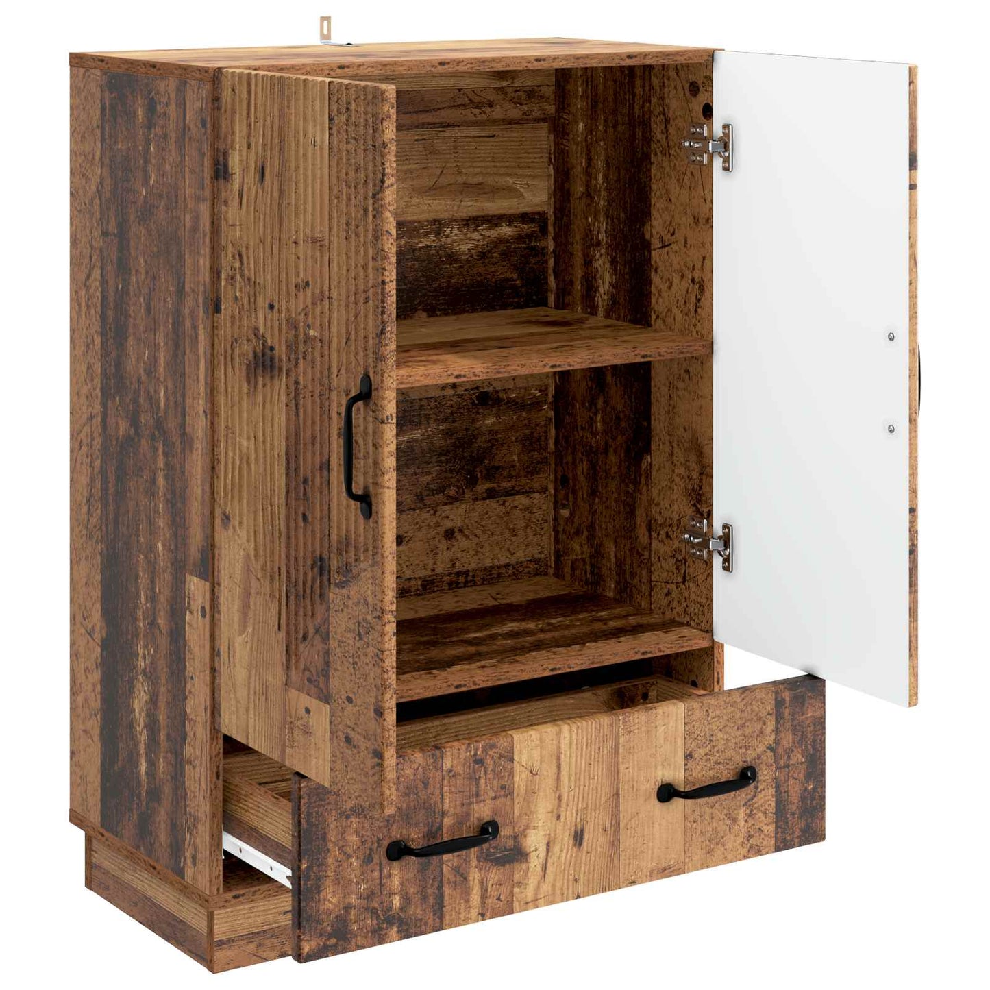 Sideboard Gammelt træ 66 x 34,5 x 92 cm Konstrueret træ