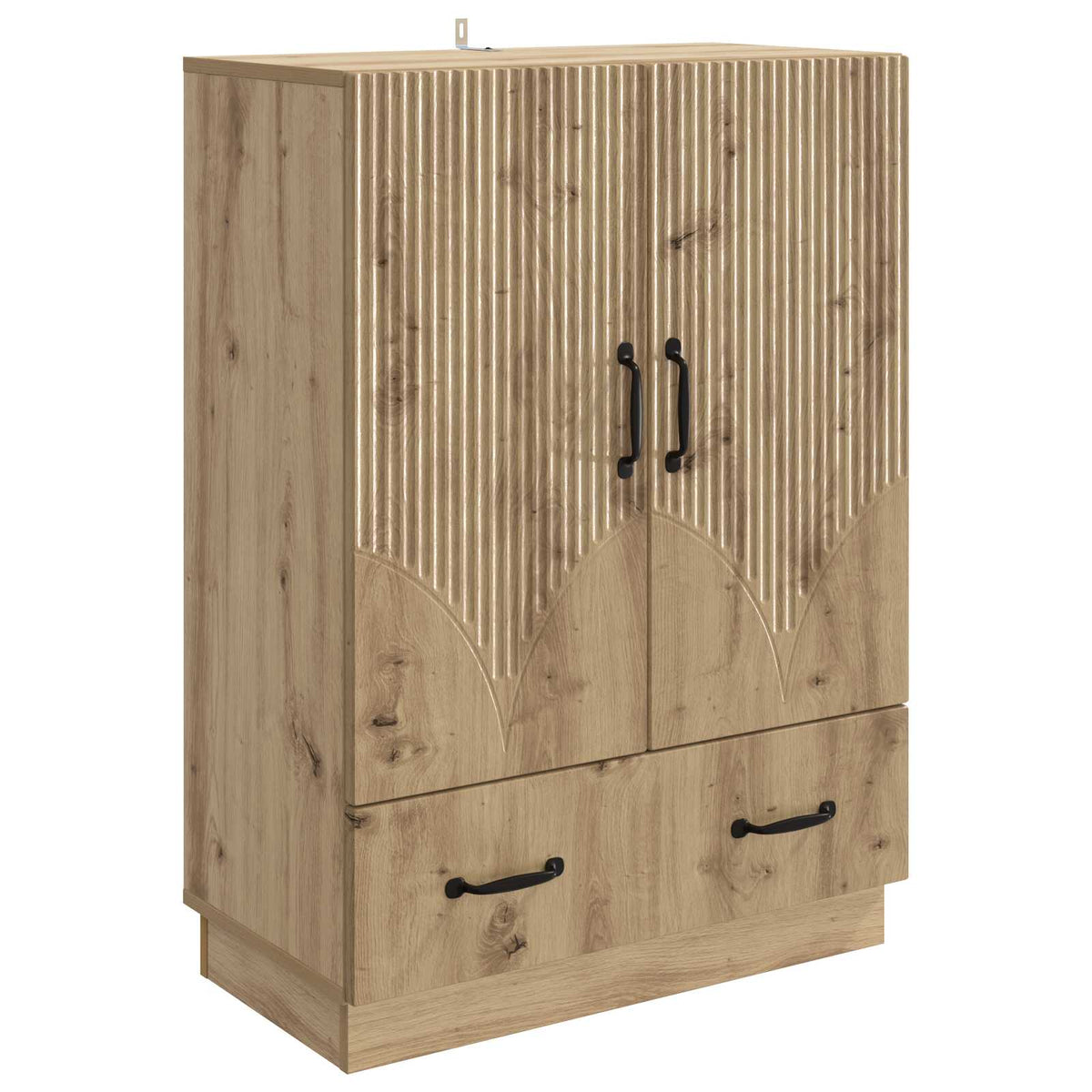 Sideboard Artisan-eg 66 x 34,5 x 92 cm Konstrueret træ