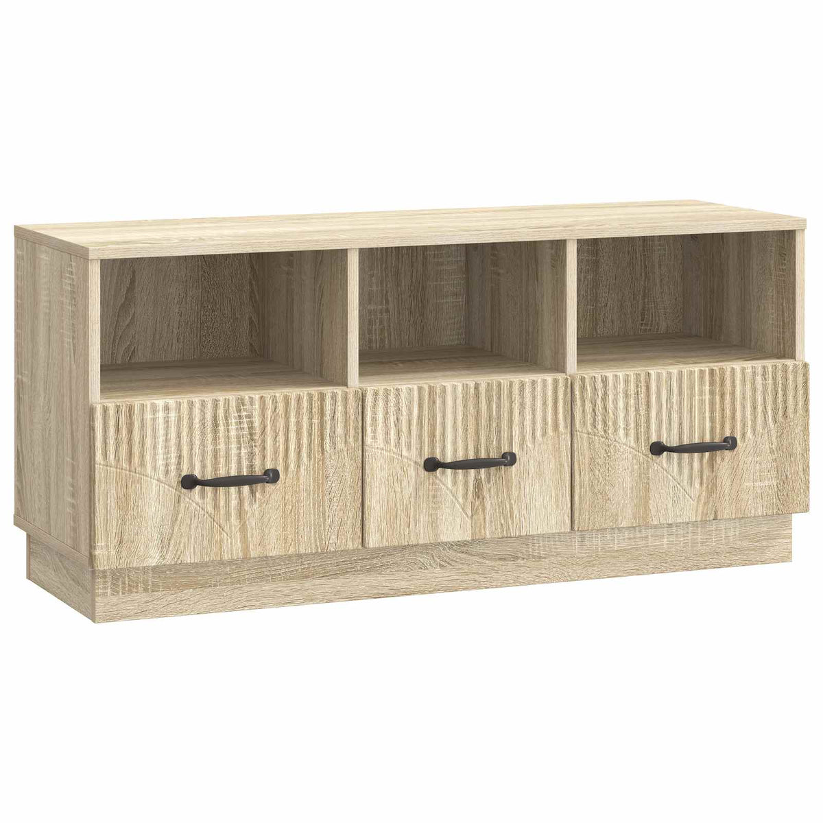 TV-skab med skuffe Sonoma-eg 102 x 34,5 x 47 cm Konstrueret træ