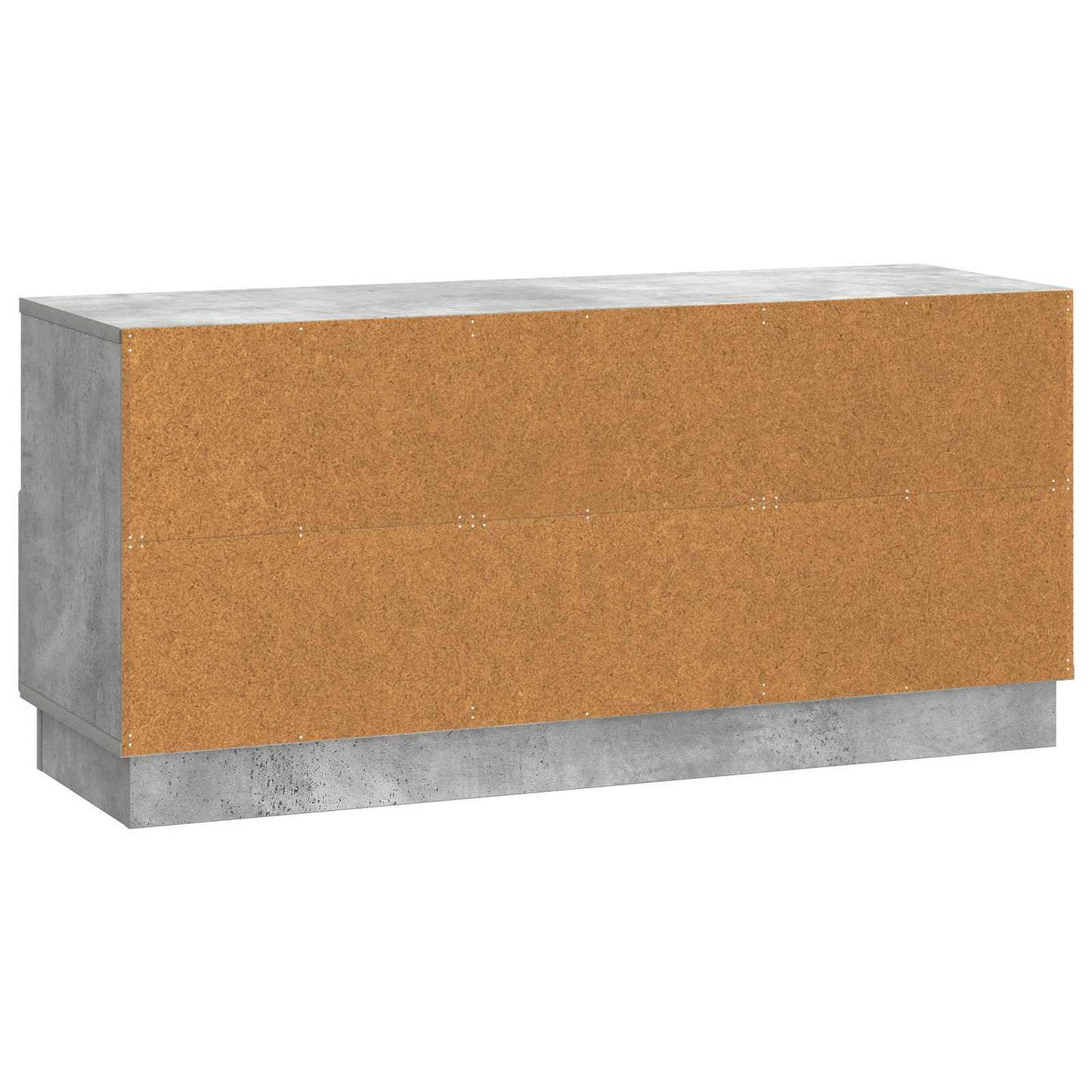 TV-skab med skuffe Betongrå 102 x 34,5 x 47 cm Konstrueret træ