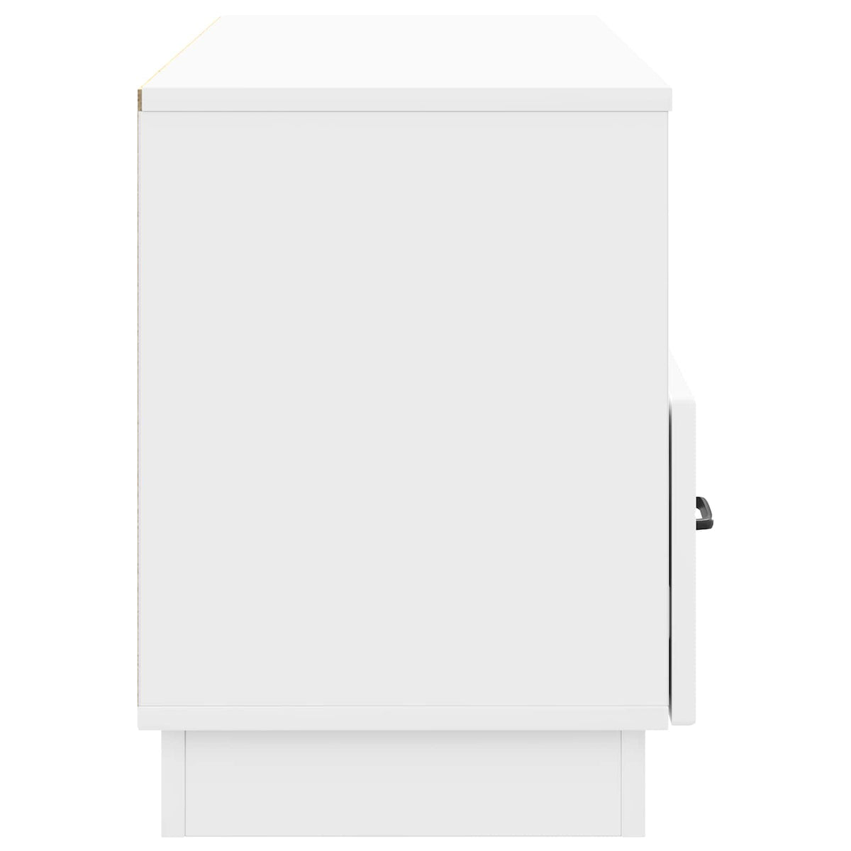 TV-skab Hvid højglans 102 x 34,5 x 47 cm Konstrueret træ