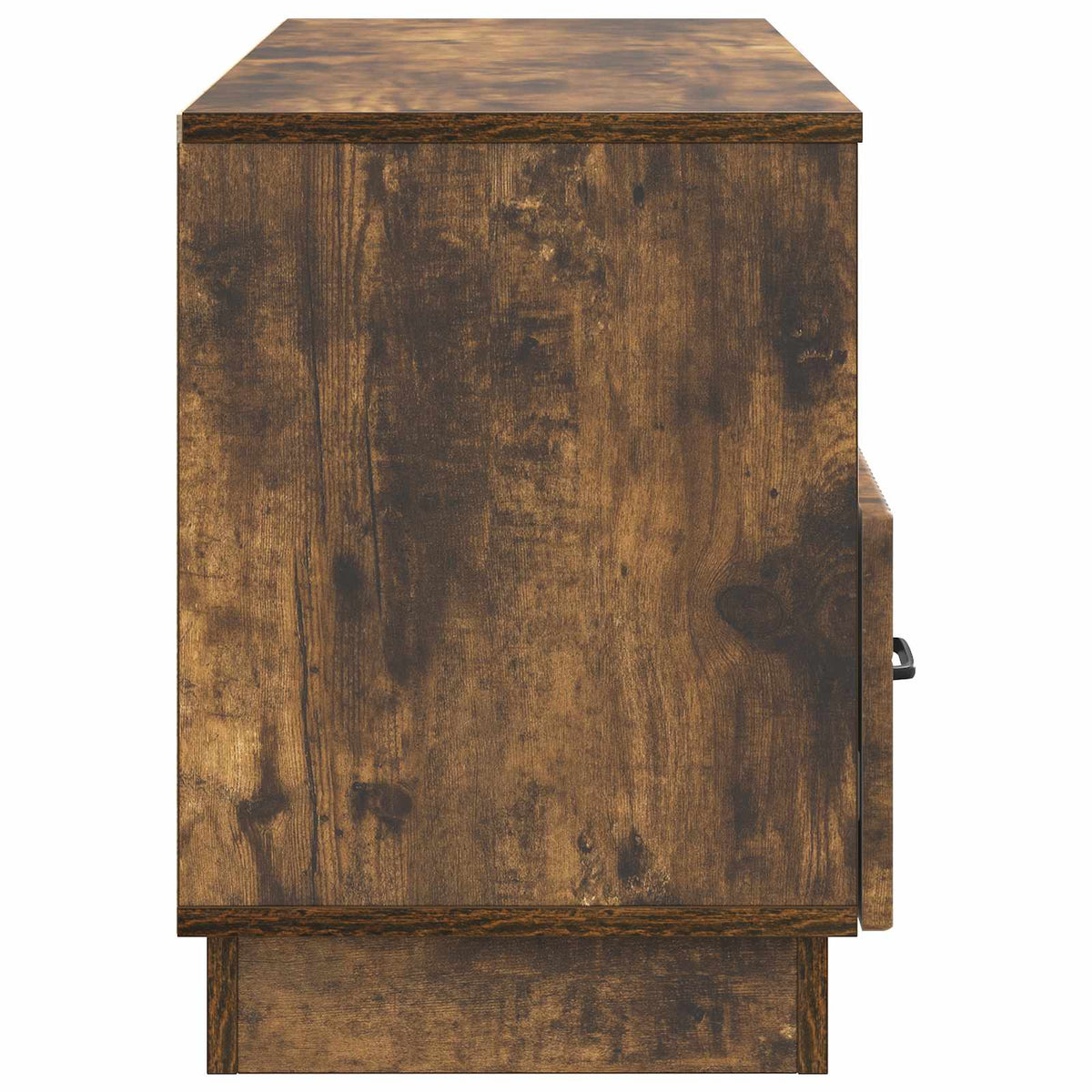 TV-skab med skuffe Røget eg 102 x 34,5 x 47 cm Konstrueret træ