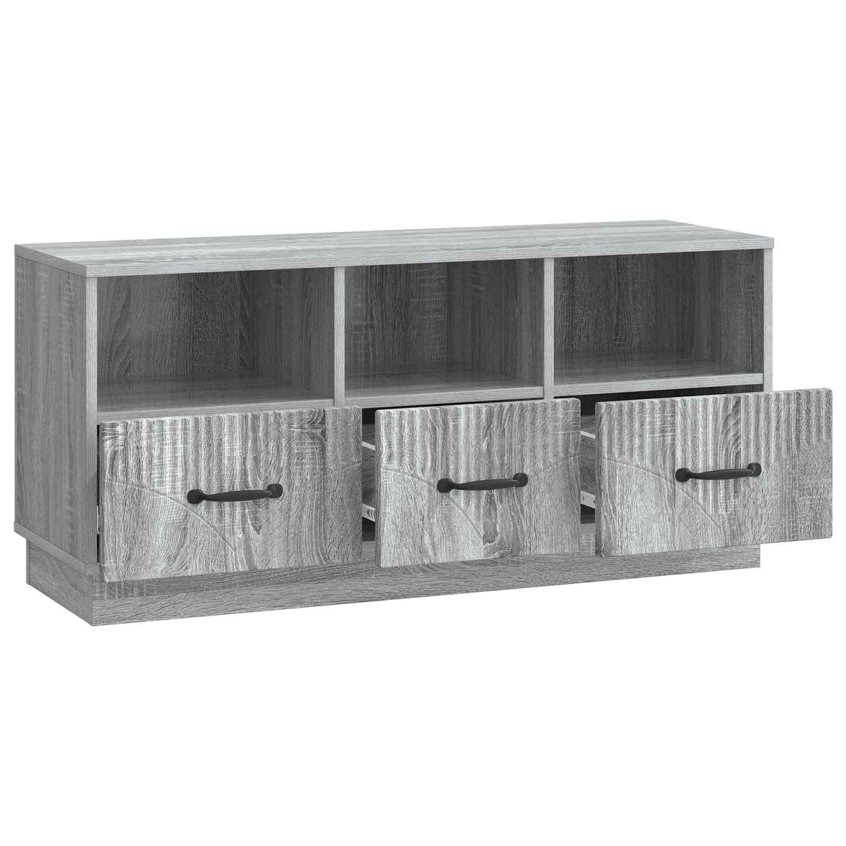 TV-skab Grå sonoma-eg 102 x 34,5 x 47 cm Konstrueret træ