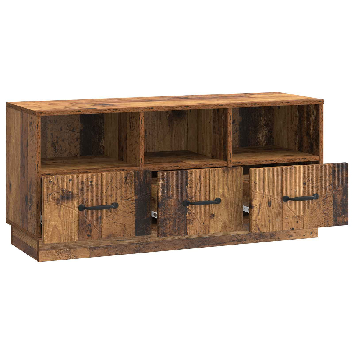 TV-skab Gammelt træ 102 x 34,5 x 47 cm Konstrueret træ