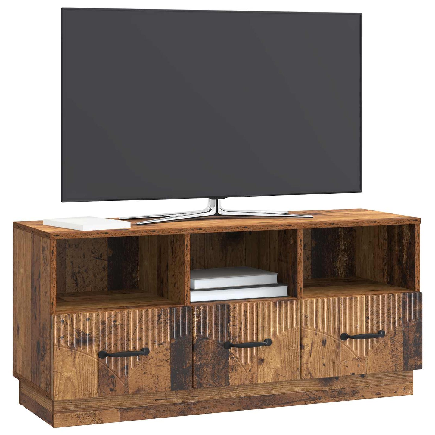 TV-skab Gammelt træ 102 x 34,5 x 47 cm Konstrueret træ