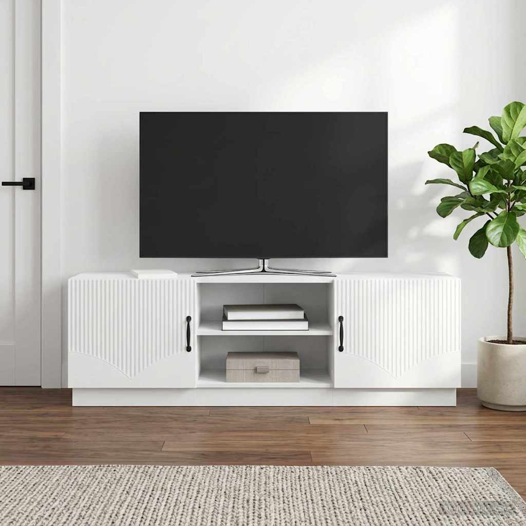 TV-skab Hvid 150 x 31 x 47 cm Konstrueret træ