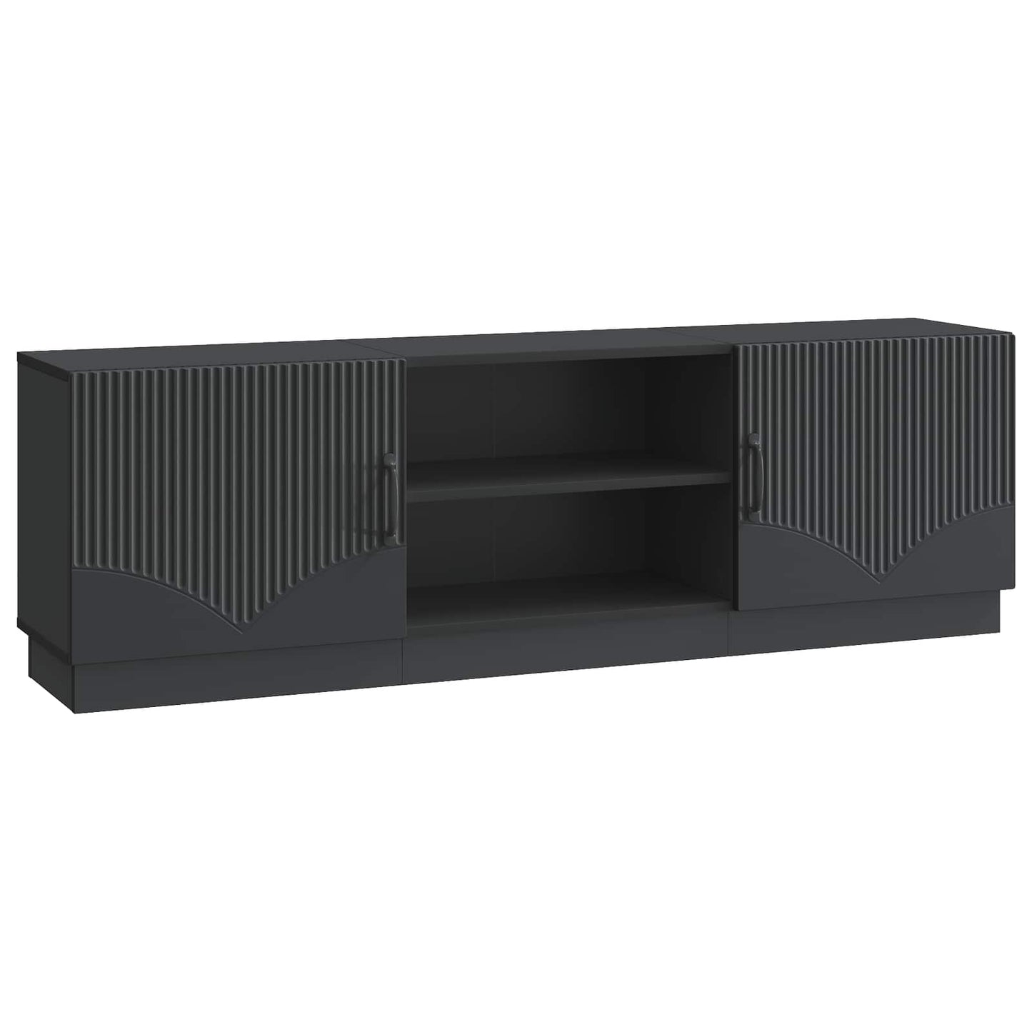 TV-skab Sort 150 x 31 x 47 cm Konstrueret træ
