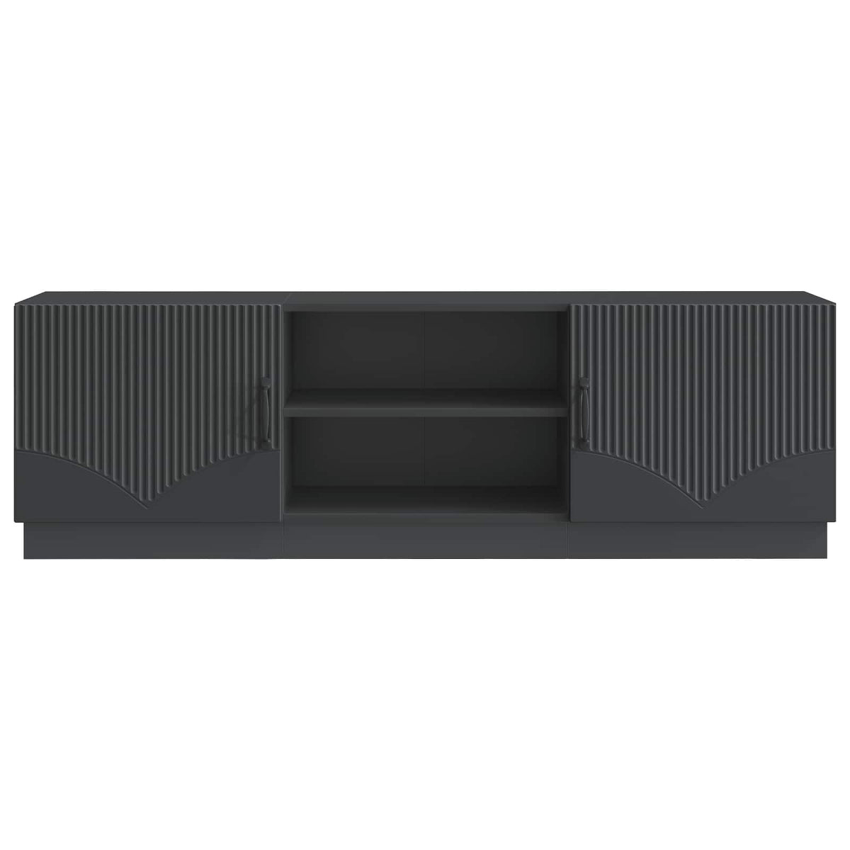 TV-skab Sort 150 x 31 x 47 cm Konstrueret træ