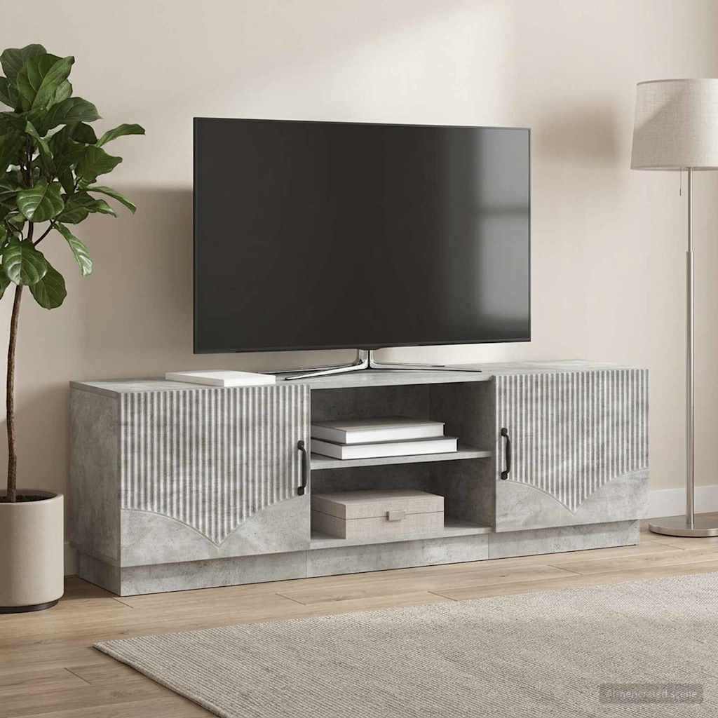 TV-skab Betongrå 150 x 31 x 47 cm Konstrueret træ