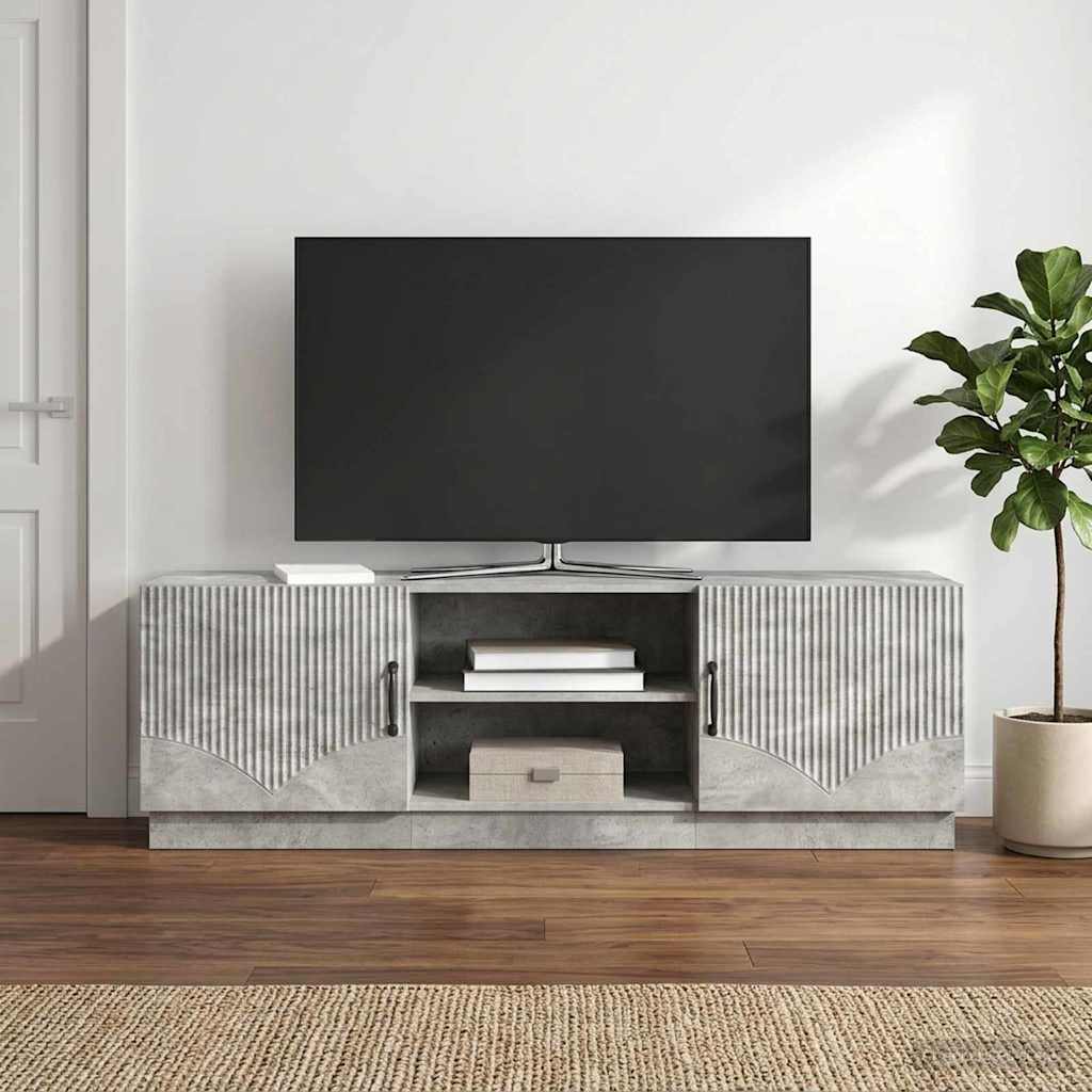 TV-skab Betongrå 150 x 31 x 47 cm Konstrueret træ