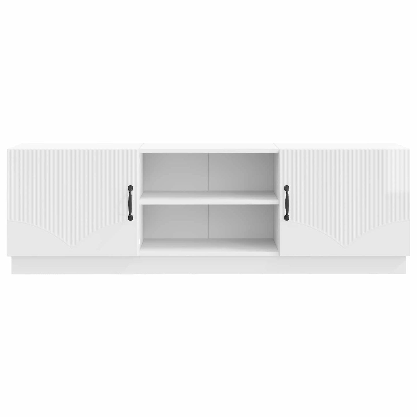 TV-skab Hvid højglans 150 x 31 x 47 cm Konstrueret træ