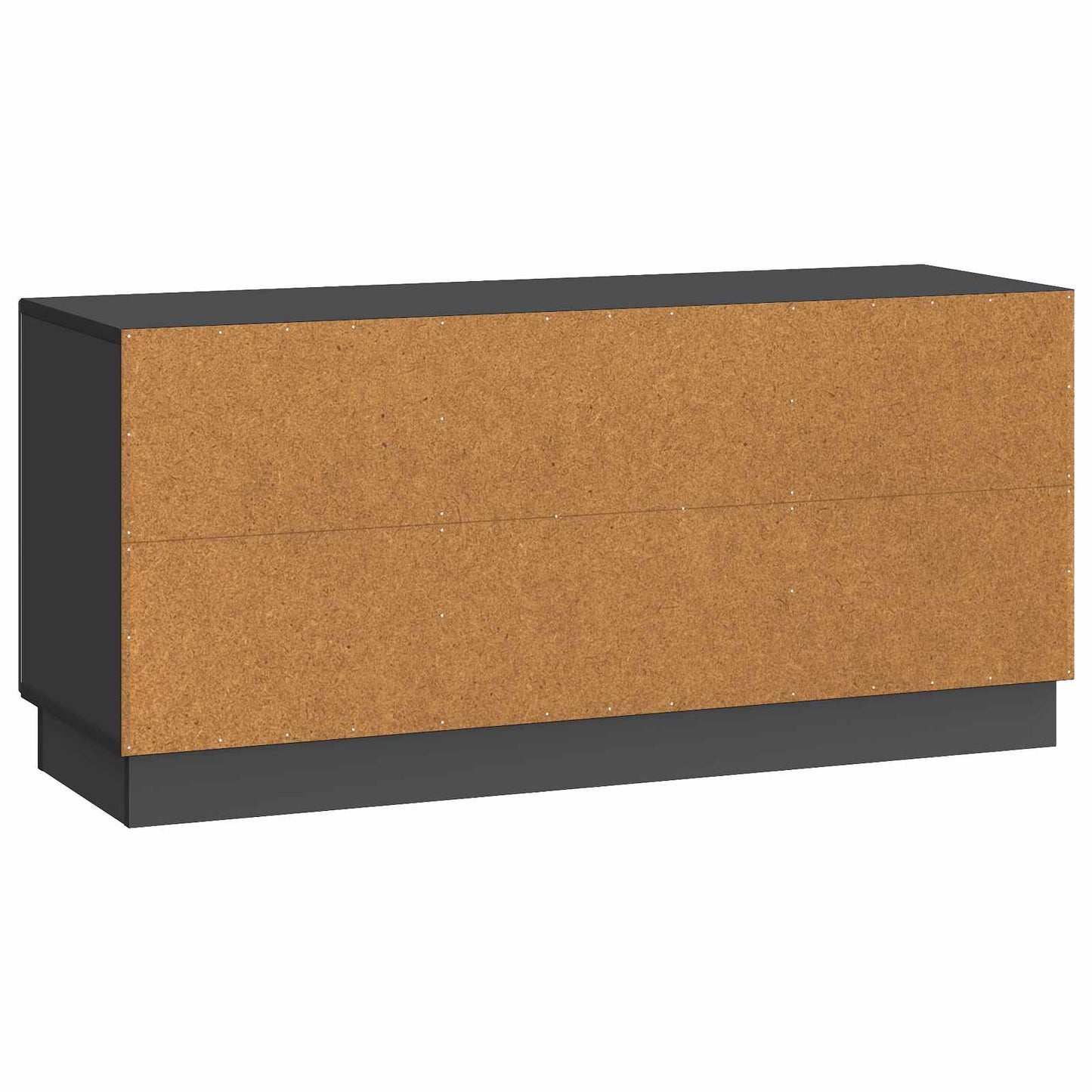 TV-skab 102 x 34,5 x 47 cm Sort Konstrueret træ