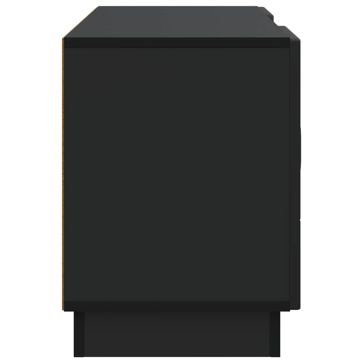 TV-skab 102 x 34,5 x 47 cm Sort Konstrueret træ