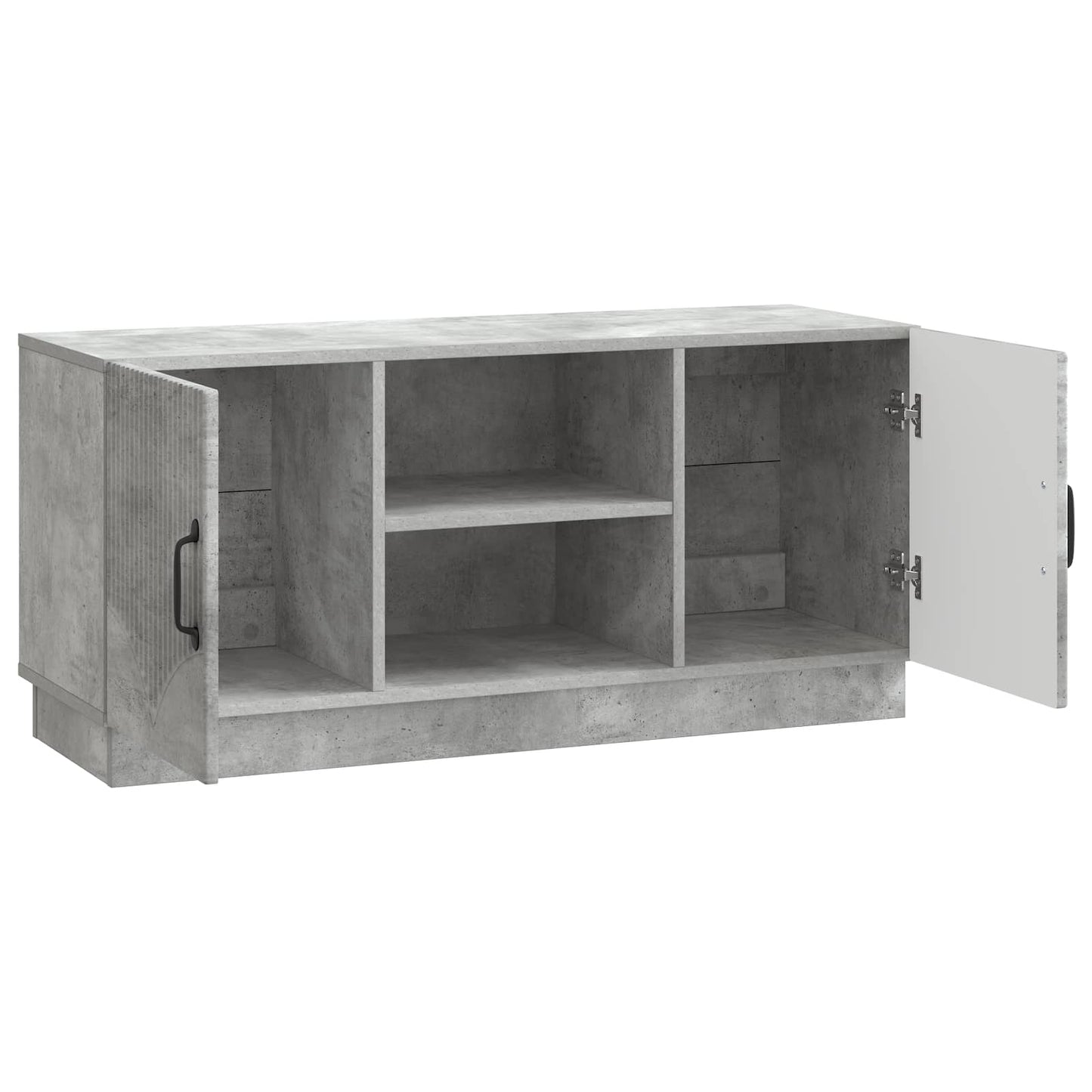 TV-skab 102 x 34,5 x 47 cm Betongrå Konstrueret træ