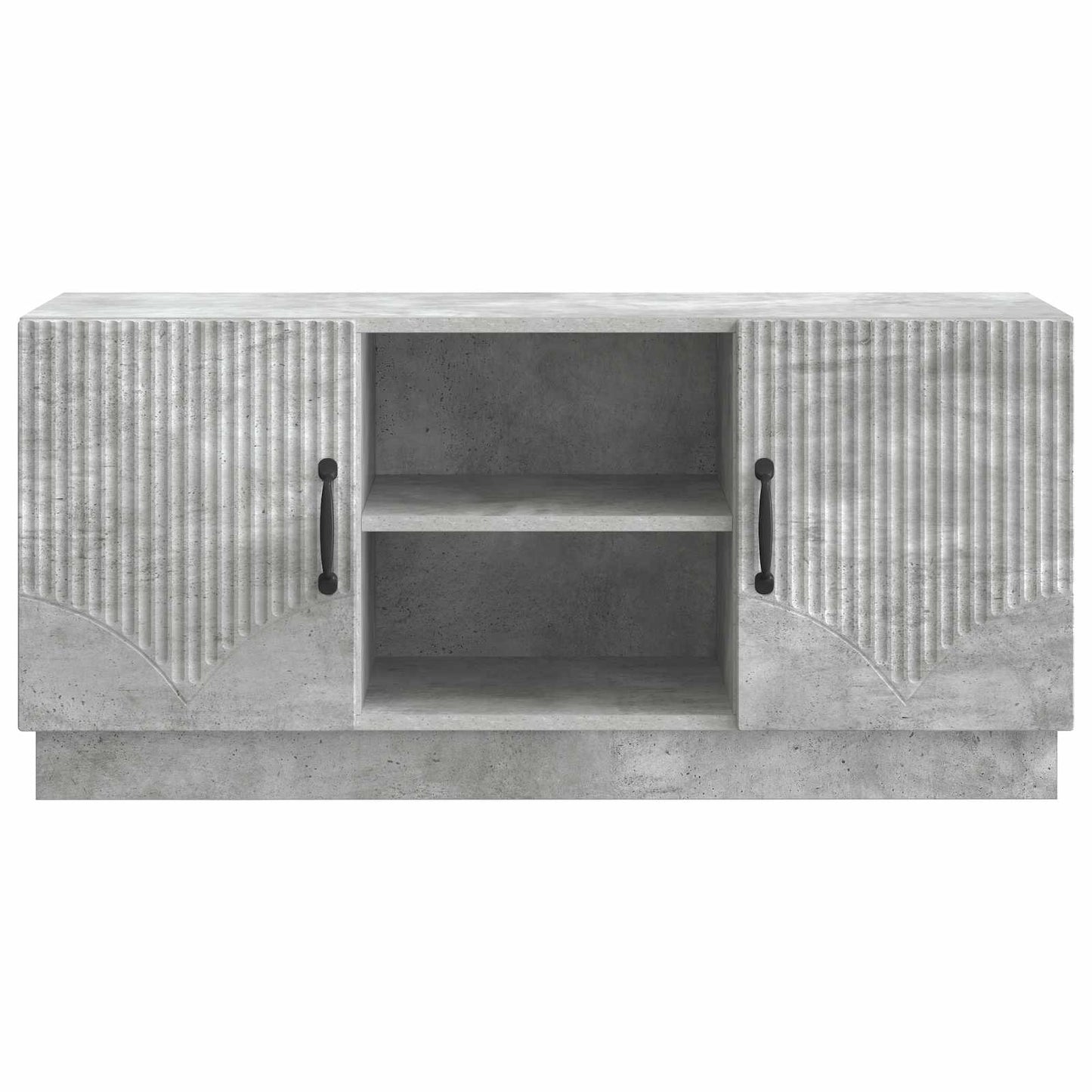 TV-skab 102 x 34,5 x 47 cm Betongrå Konstrueret træ