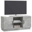 TV-skab 102 x 34,5 x 47 cm Betongrå Konstrueret træ