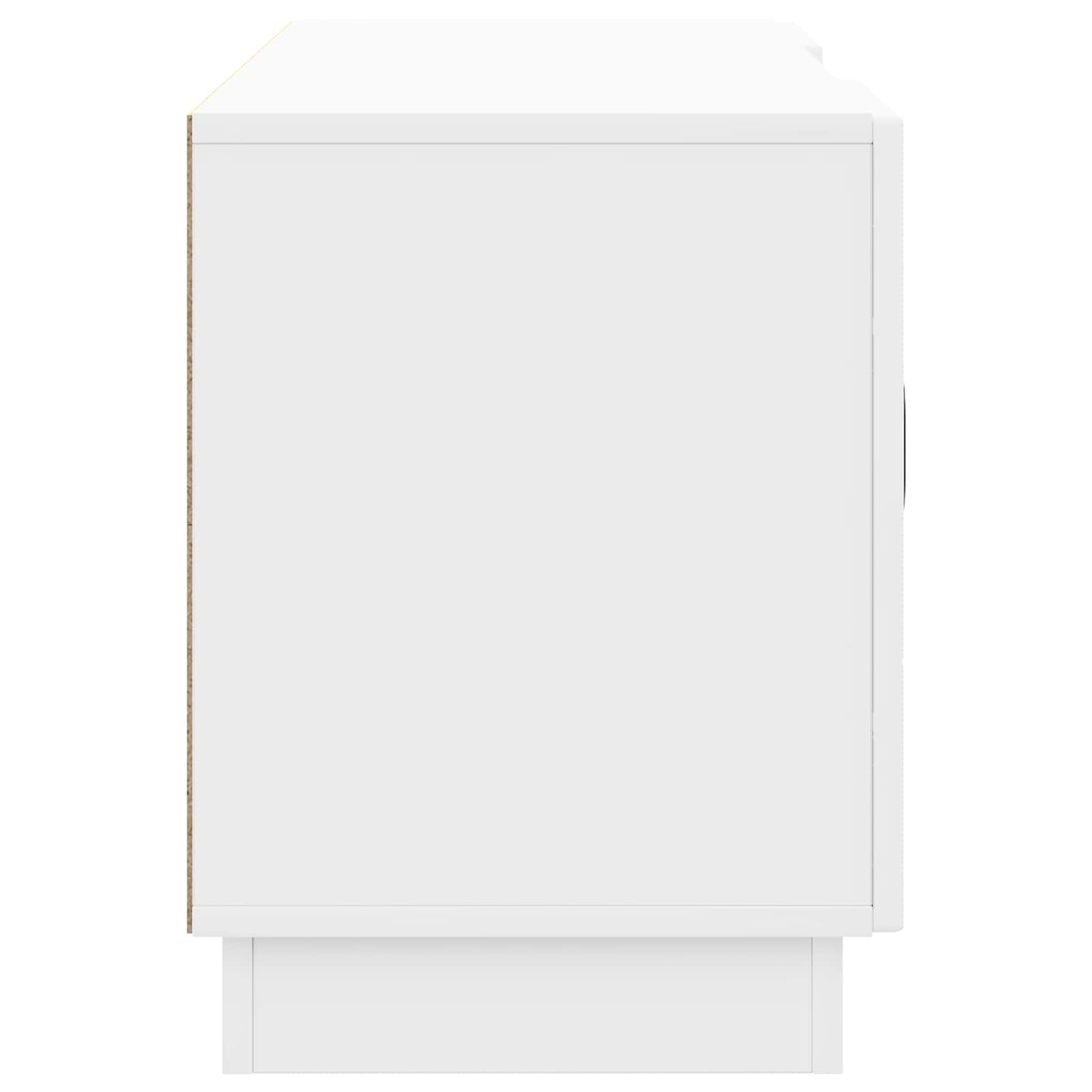 TV-skab 102 x 34,5 x 47 cm Hvid højglans Konstrueret træ