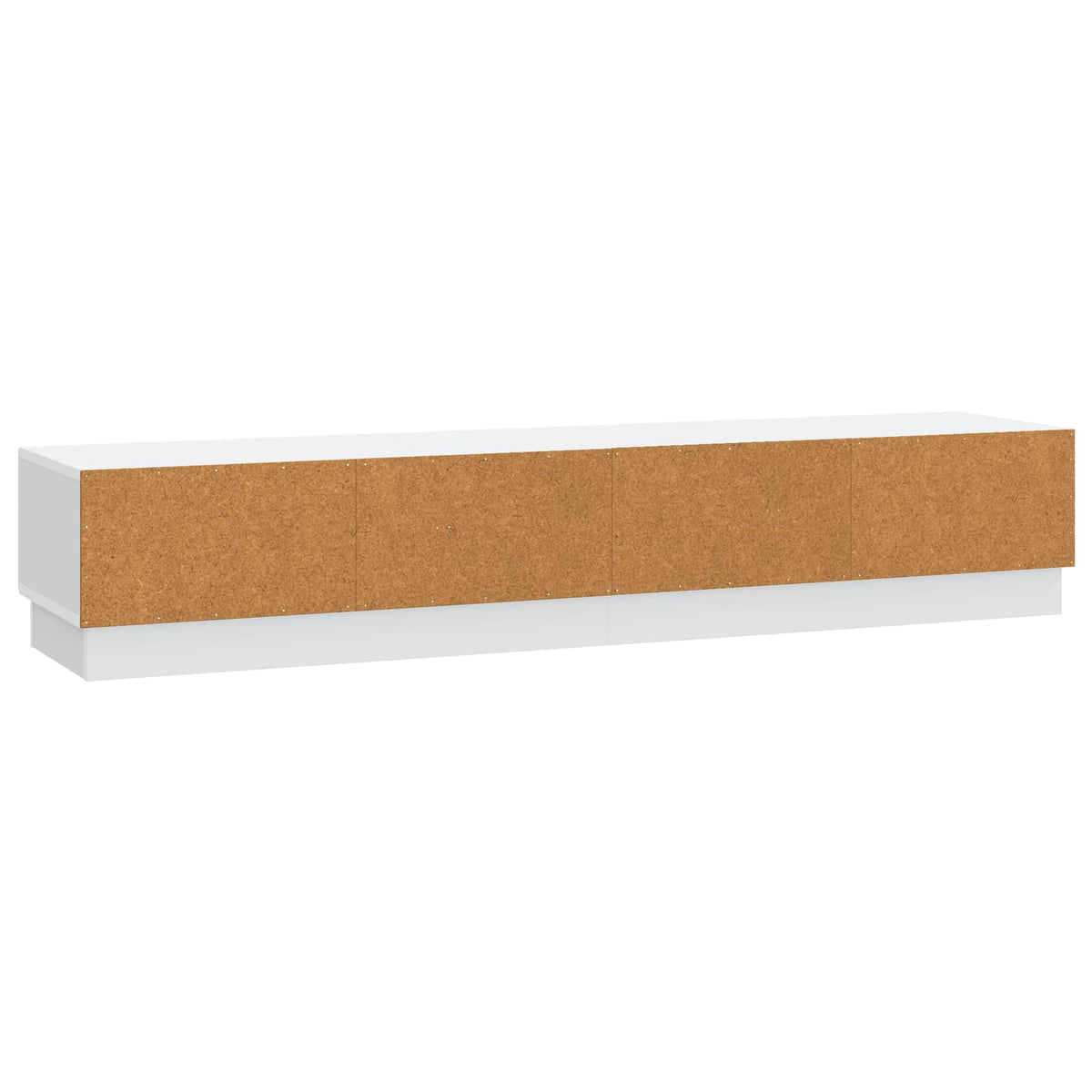 TV-skab med skuffe Hvid 147 x 34,5 x 27 cm Konstrueret træ