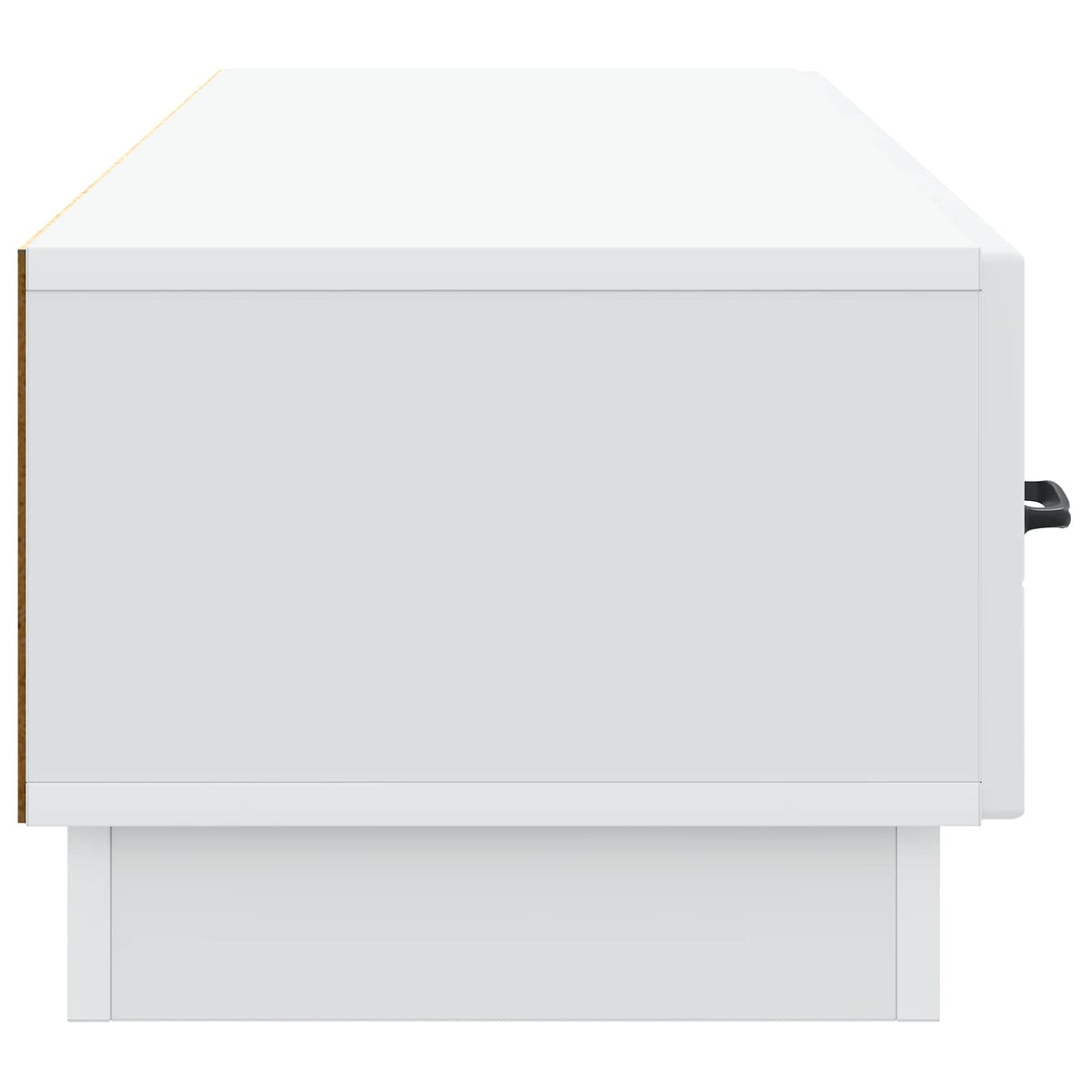 TV-skab med skuffe Hvid 147 x 34,5 x 27 cm Konstrueret træ