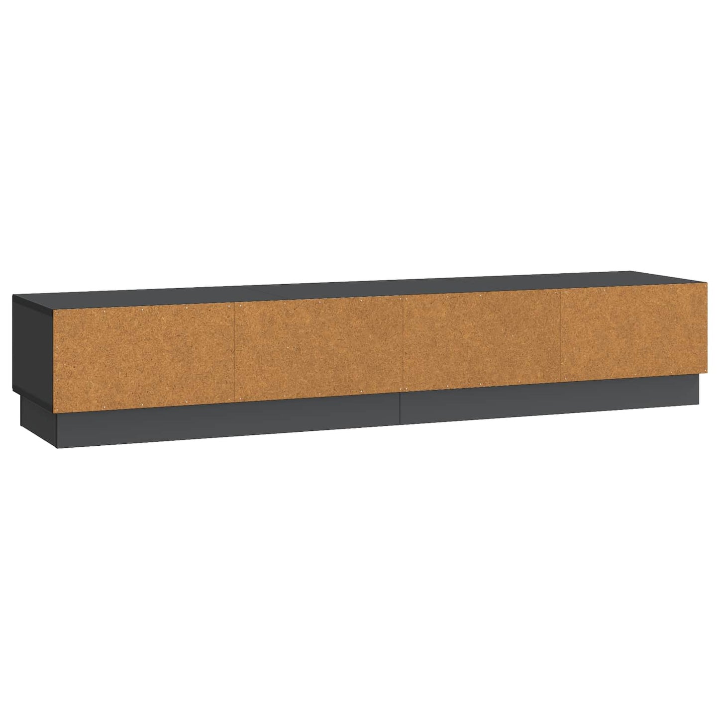TV-skab med skuffe Sort 147 x 34,5 x 27 cm Konstrueret træ