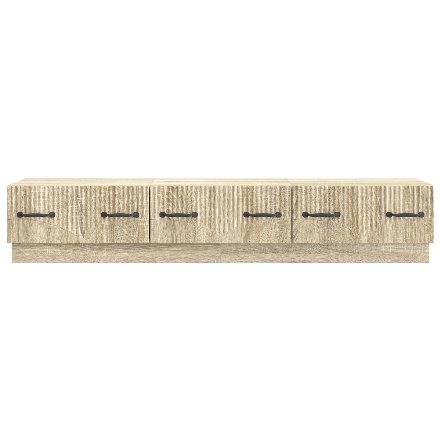 TV-skab med skuffe Sonoma-eg 147 x 34,5 x 27 cm Konstrueret træ