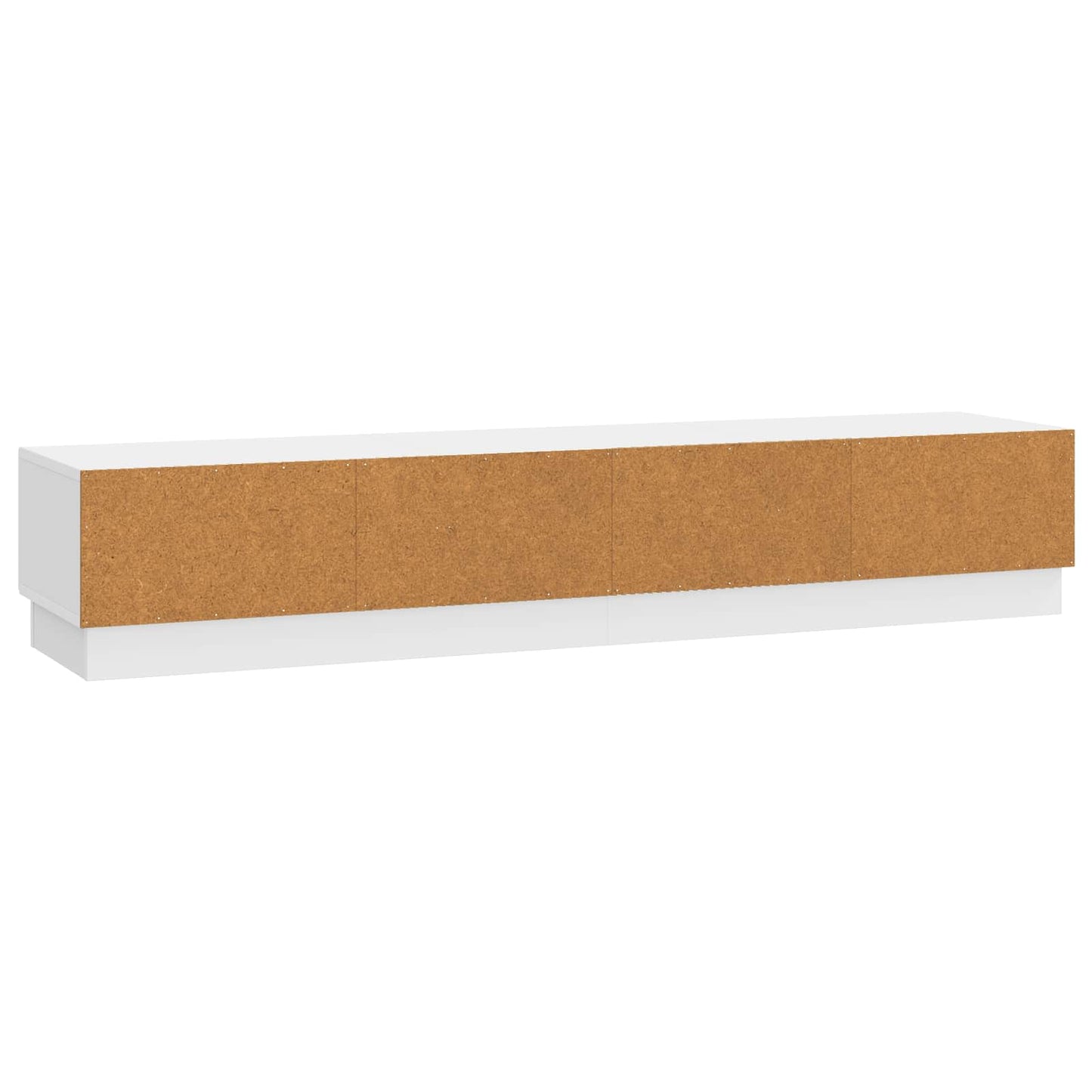 TV-skab Hvid højglans 147 x 34,5 x 27 cm Konstrueret træ