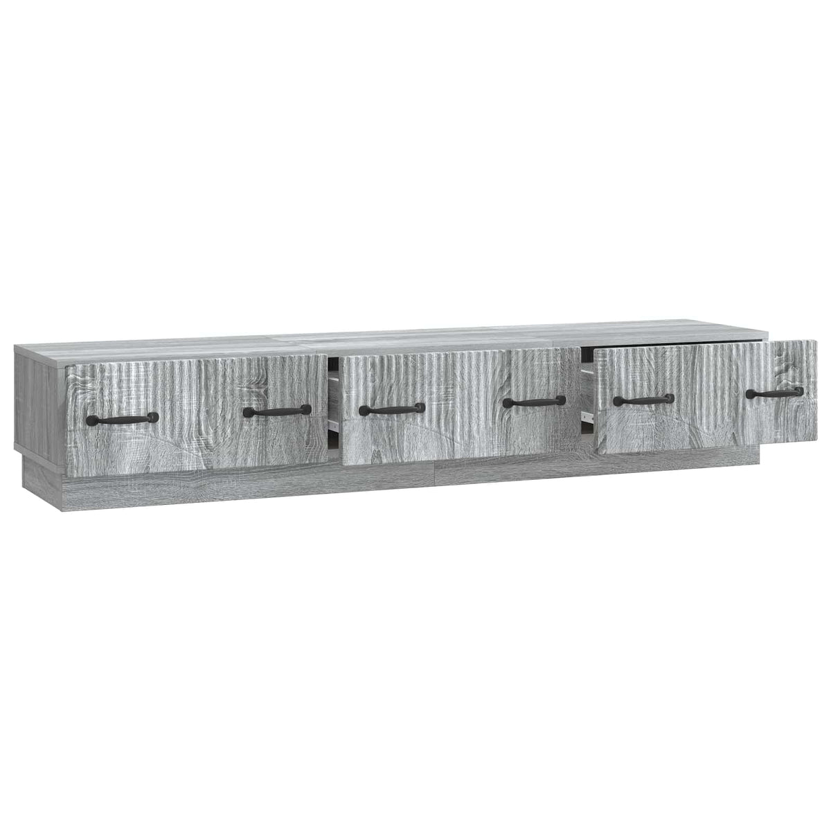 TV-skab Grå sonoma-eg 147 x 34,5 x 27 cm Konstrueret træ