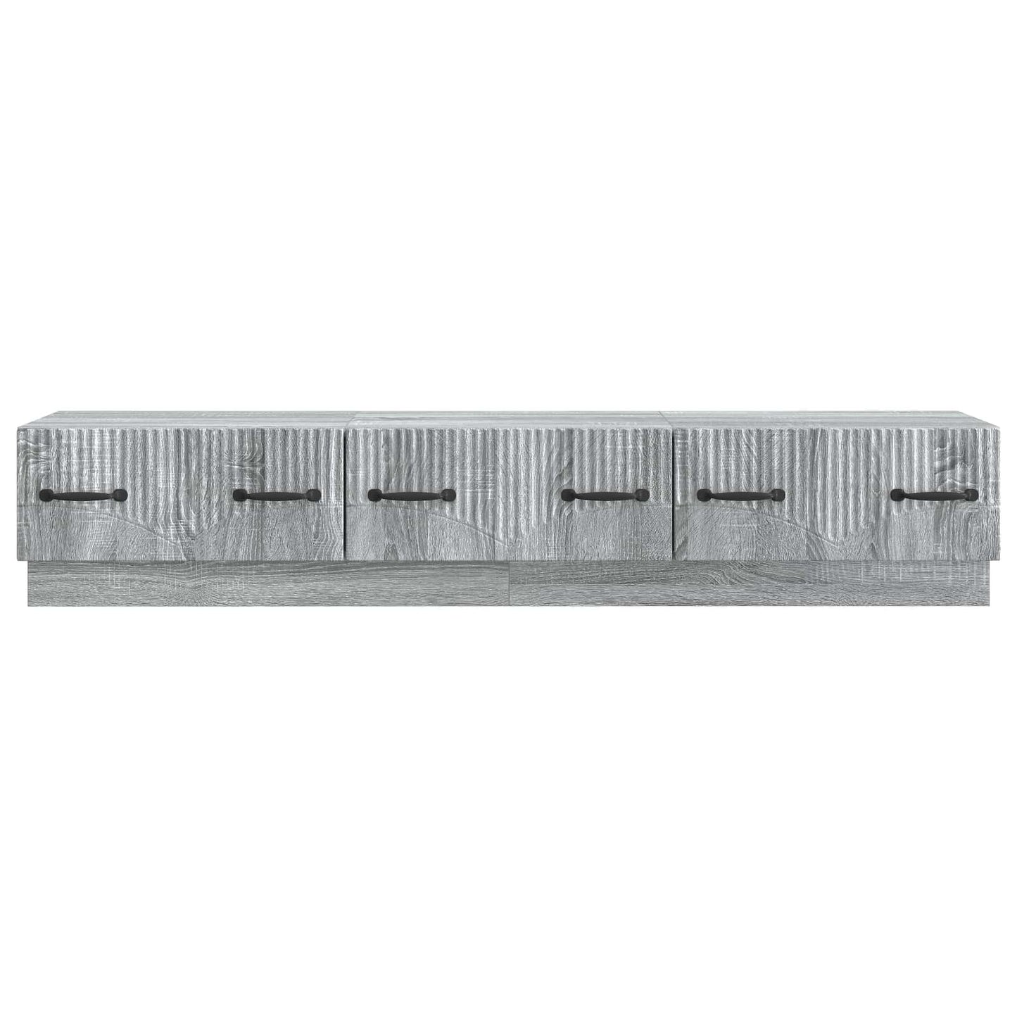 TV-skab Grå sonoma-eg 147 x 34,5 x 27 cm Konstrueret træ