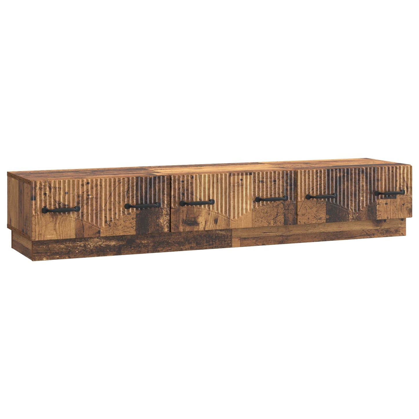 TV-skab Gammelt træ 147 x 34,5 x 27 cm Konstrueret træ