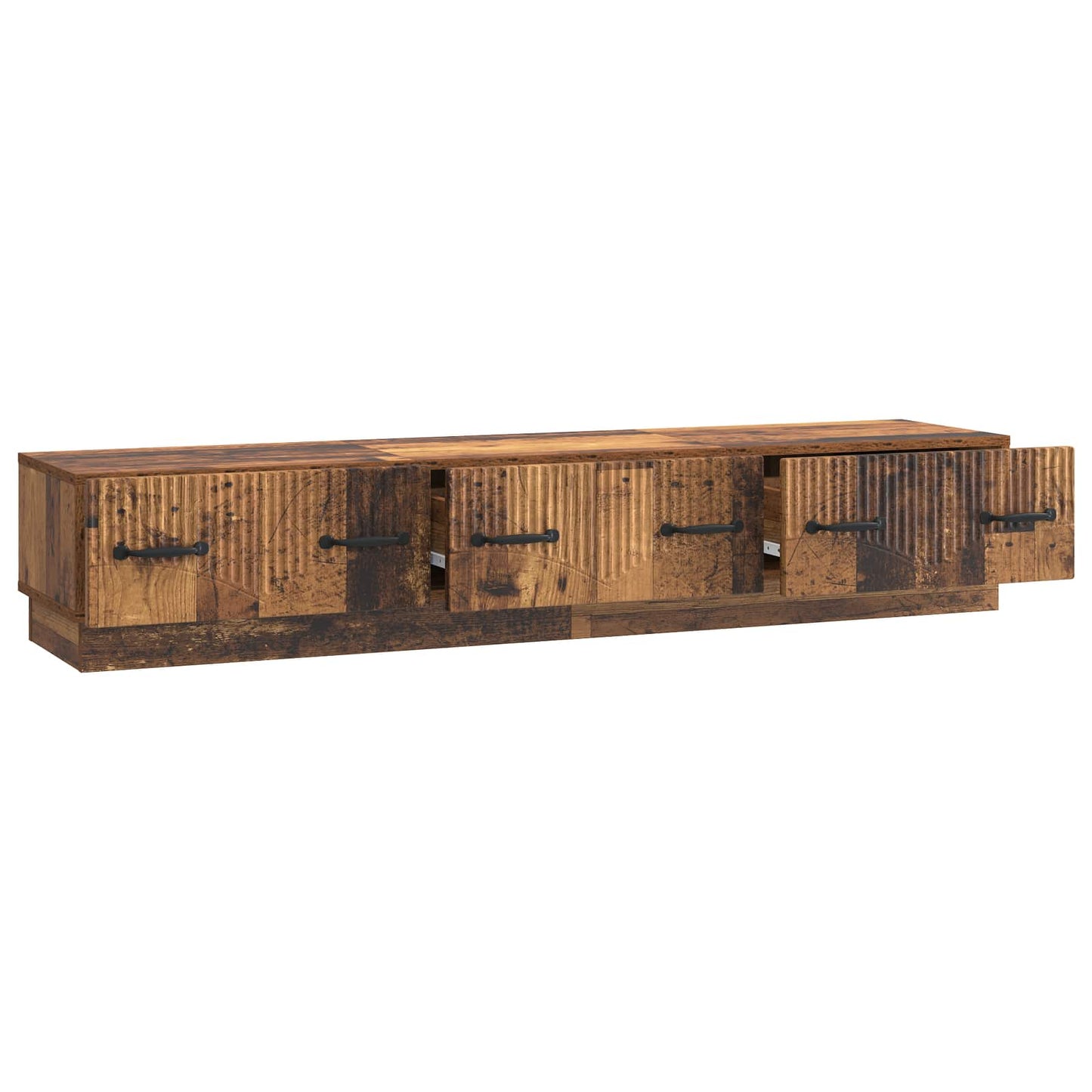 TV-skab Gammelt træ 147 x 34,5 x 27 cm Konstrueret træ